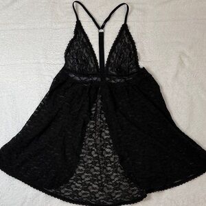 Victoria’s Secret Black Lace babydoll